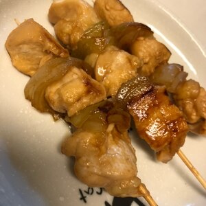 砂糖でシットリ☆鶏胸肉で焼き鳥